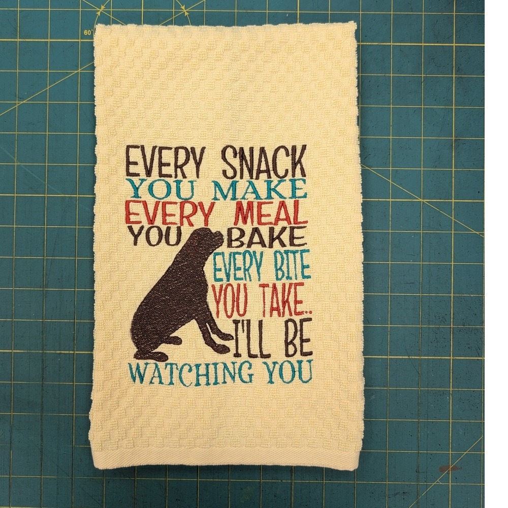 Every Snack You Make I'll Be Watching You! Kitchen Bath Bar Tea Hand Towel